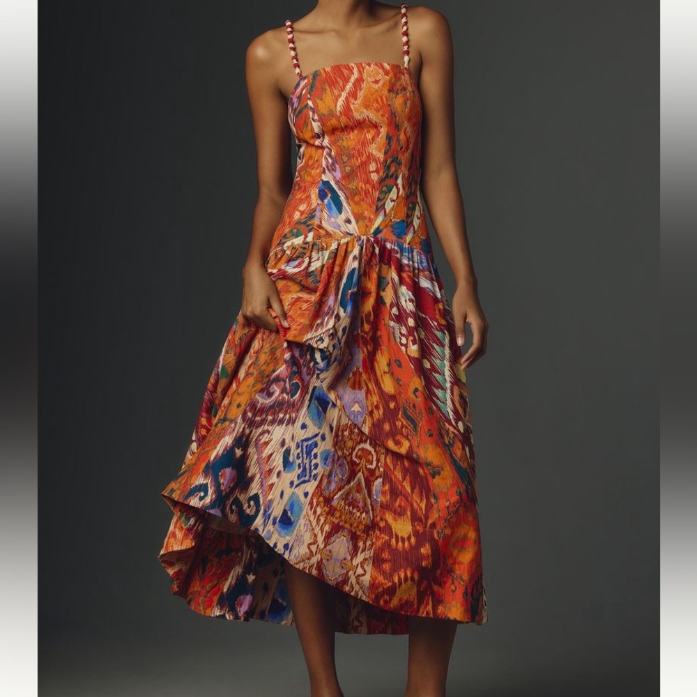 New FARM x Anthropologie FARM Rio Midi Dress